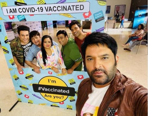 The Kapil Sharma Show Team Members Receive COVID-19 Vaccine After Announcing The Return Of Comedy Talk Show The Kapil Sharma Show Team Members Receive COVID-19 Vaccine After Announcing The Return Of Comedy Talk Show