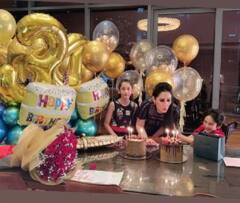 Sanjay Dutt Pens Heartfelt Note For Wife Maanayata As She Celebrates Birthday With Their Twins In Dubai; SEE PICS