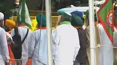 Rakesh Tikait, Yogendra Yadav arrive with farmers at Jantar Mantar for 'Kisan Sansad'; media not allowed