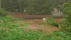 Badlapur रेल्वे ट्रॅकवर पाणी; 9 तासांपासून उद्यान आणि सिद्धेश्वर एक्सप्रेस बदलापूर स्थानकात अडकून