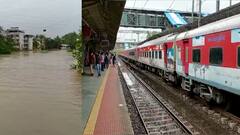 Badlapur : बदलापूरात रेल्वे ट्रॅक पाण्याखाली; गेल्या 9 तासांपासूून उद्यान एक्स्प्रेस बदलापूर स्थानकात अडकली