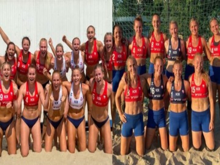 Beach Handball | பிகினிக்கு பதிலாக ஷார்ட்ஸ்.. நார்வே வீராங்கனைகளுக்கு அபராதம்..