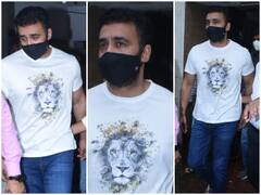 Spotted: जेल से निकलकर कोर्ट में पेश होने के लिए पहुंचे राज कुंद्रा, तस्वीरों में चेहरे के भाव