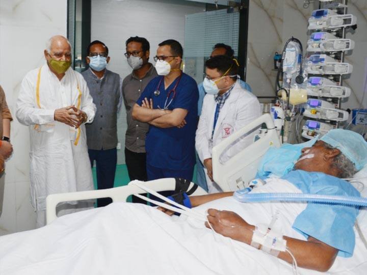 Former CM Kalyan Singh health is critical Vidhansabha speaker Hriday Narayan Dixit meets him in Lucknow Uttar Pradesh Kalyan Singh Health: पूर्व सीएम कल्याण सिंह की हालत अब भी चिंताजनक, विधानसभा स्पीकर ने जाना हाल