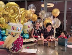 IN PICS: Sanjay Dutt’s Wife Maanyata Looks Stunningly Gorgeous In Her Black Birthday Outfit