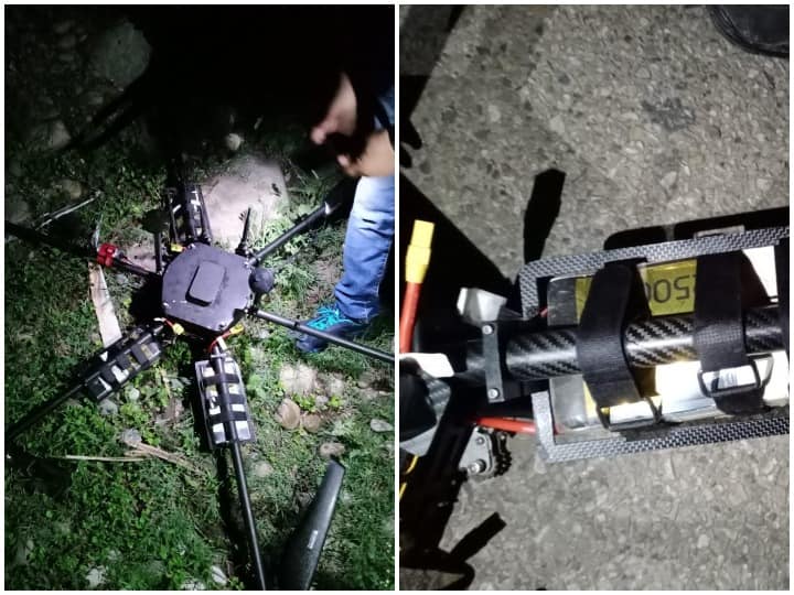 Pakistan Drone with IED sighted in Jammu Kashmir gunned down by Security forces Pak Drone in Jammu: জম্মুর আকাশে আইইডি-সহ পাক ড্রোন গুলি করে নামাল ভারতীয় সেনা