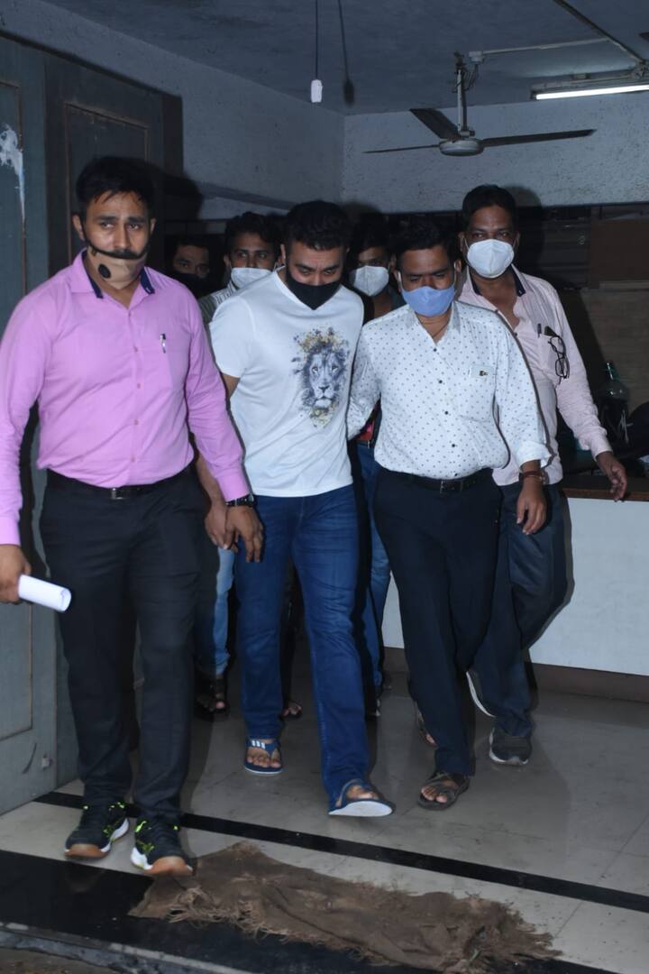 Shilpa Shetty's husband Raj Kundra was arrested by the Mumbai Crime Branch on July 19 for alleged production of pornographic films. pic credit: Manav Manglani]
