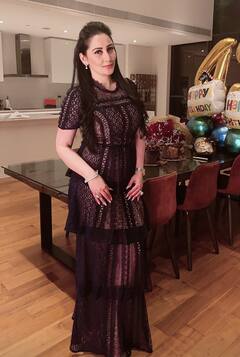 IN PICS: Sanjay Dutt’s Wife Maanyata Looks Stunningly Gorgeous In Her Black Birthday Outfit