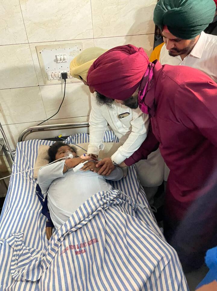 ਨਵਜੋਤ ਸਿੰਘ ਸਿੱਧੂ ਲੁਧਿਆਣਾ ਡੀਐਮਸੀ ਹਸਪਤਾਲ ਪਹੁੰਚੇ।