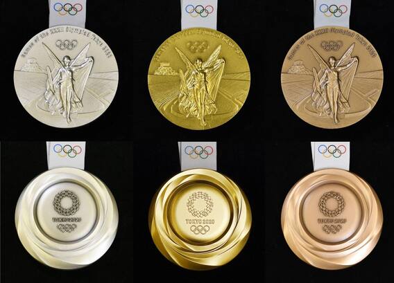 Tokyo Olympic Gold medal: టోక్యో ఒలింపిక్స్ పతకాల ప్రత్యేకత ఏంటో తెలుసా? పతకాలను వేటితో తయారు చేశారు?