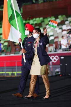 Tokyo Olympics: Mary Kom ਤੇ Manpreet Singh ਨੇ ਕੀਤੀ ਭਾਰਤੀ ਦਲ ਦੀ ਅਗਵਾਈ