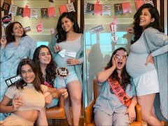 PICS: Mom-To-Be Kishwer Merchant Flaunts Baby Bump As She Enjoys Her Best Friend's Bachelorette Party