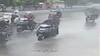 Vadodara: ચાલુ વરસાદમાં ટુ-વ્હીલર પર સવાર દંપત્તિ ખાડામાં પટકાયુ, જુઓ CCTV