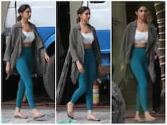 PHOTO : कॅज्युअल पण क्लासी, सिम्पल लूकमध्ये सेटवर पोहोचली बॉलिवूडची मस्तानी