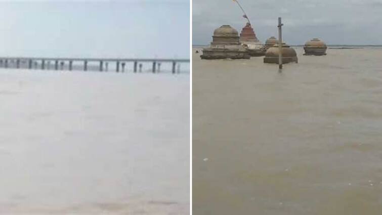 Flood water Continuous to Godavari and Krishna Rivers Flood Water: ఓ వైపు గోదావరి ఉగ్రరూపం.. మరోవైపు కృష్ణమ్మ పరవళ్లు