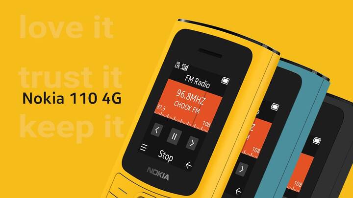 ਪਾਵਰ ਲਈ, ਨੋਕੀਆ 110 4 ਜੀ 'ਚ 1,020 mAh ਦੀ ਬੈਟਰੀ ਹੈ, ਜਿਸ ਨੂੰ ਫੋਨ ਤੋਂ ਵੀ ਹਟਾਇਆ ਜਾ ਸਕਦਾ ਹੈ। ਇਹ ਦਾਅਵਾ ਕੀਤਾ ਜਾਂਦਾ ਹੈ ਕਿ ਇਸ ਦੀ ਬੈਟਰੀ 13 ਦਿਨਾਂ ਤੱਕ ਦਾ ਸਟੈਂਡਬਾਏ ਟਾਈਮ ਦੇਵੇਗੀ। ਇੰਨਾ ਹੀ ਨਹੀਂ, ਫੋਨ 16 ਘੰਟੇ ਦਾ ਮਿਊਜ਼ਿਕ ਪਲੇਅਬੈਕ ਅਤੇ 5 ਘੰਟੇ 4G ਟਾਕ ਟਾਈਮ ਵੀ ਦਿੰਦਾ ਹੈ।