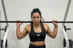 Mirabai chanu : வெள்ளிப்பதக்கம் வென்ற மீராபாயின் வெறித்தனமான பயிற்சி - புகைப்படங்கள்!