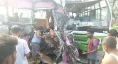 ਮੋਗਾ 'ਚ ਦੋ ਬੱਸਾਂ ਆਪਸ 'ਚ ਟਕਰਾਈਆਂ, 5 ਮੌਤਾਂ