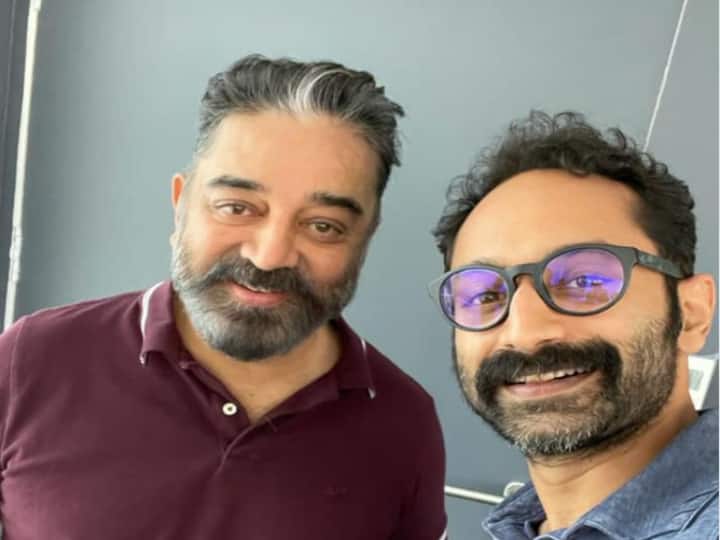 Actor Fahadh Faasil  joined in the shooting of 'Vikram' Fahadh Faasil | இது 'விக்ரம்' ஸ்பெஷல் - கமலுடன் ஃபாகத்.. செல்ஃபியை ஷேர் செய்த மலையாள நாயகன்!