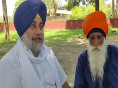 ਖੇਤੀ ਕਾਨੂੰਨਾਂ ਦੇ ਵਿਰੋਧ 'ਚ ਬੈਠੇ ਬਾਬਾ ਲਾਭ ਸਿੰਘ ਨੂੰ ਮਿਲੇ ਸੁਖਬੀਰ ਬਾਦਲ