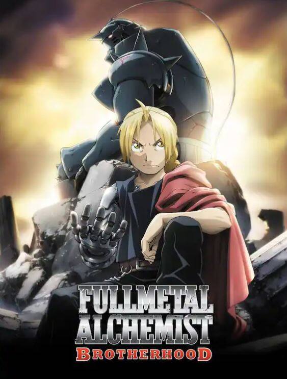 दहाव्या क्रमांकावर फुलमेटल एल्किमिस्ट : ब्रदरहूड आहे. आयएमडीबीवर 9.1 रेटिंग देण्यात आलं आहे.