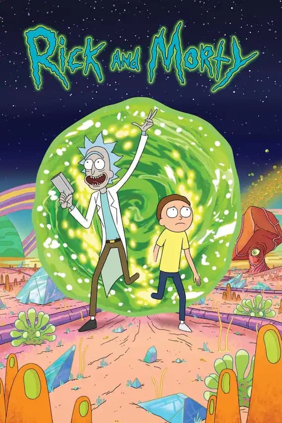 জনপ্রিয় ওয়েব সিরিজ 'Rick and Morty' রয়েছে ষষ্ঠ স্থানে। IMDb-তে ৯.২ রেটিং পেয়েছে এই অ্যানিমেটেড সিরিজটি।
