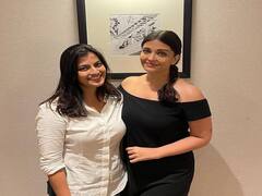 sarathkumar meets bachan family : ஐஸ்வர்யா ராயுடன் ஸ்வீட் சந்திப்பு - வரலட்சுமியின் ஃபேன் கேர்ள் மொமண்ட்ஸ்!