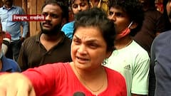 मुख्यमंत्र्यांसमोर पूरग्रस्त महिलेला भावना अनावर, पुरामुळे झालेल्या नुकसानामुळे अश्रूंचा बांध फुटला