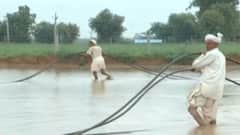 બનાસકાંઠા:ધાનેરામાં વરસાદ પડતાં ખેતરોમાં પાણી ભરાયા, નદીઓ અને નાળામાં નવા નીર આવ્યા