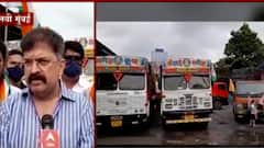 संकटकाळात राष्ट्रवादीकडून मदतीचा हात, नुकसानग्रस्त गावांसाठी जीवनावश्यक वस्तूंसह 9 ट्रक रवाना