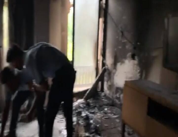 fire broke out in the Maharashtra Sadan in Delhi, burning room reserved for the governor Maharashtra Sadan Fire : दिल्लीतील महाराष्ट्र सदनमध्ये आग, राज्यपालांसाठी आरक्षित कक्ष जळाला 