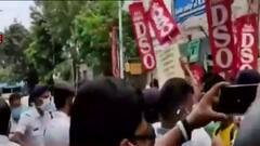 AIDSO Agitation: অবিলম্বে স্কুল-বিশ্ববিদ্যালয় খোলার দাবিতে কলেজ স্ট্রিট মোড়ে বিক্ষোভ-অবরোধ AIDSO-র