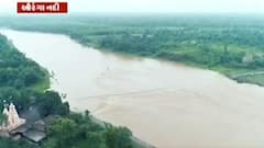 Navsari: ઔરંગા નદીમાં પૂર આવતાં ગરગડીયા પુલ પાણીમાં ગરકાવ, જુઓ ઔરંગા નદીનો ડ્રોન વીડિયો