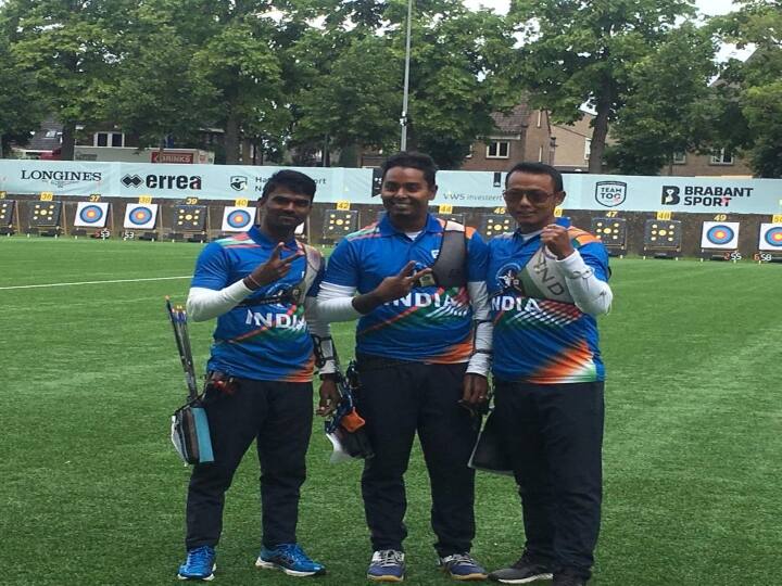 Tokyo olympics: Indian men's archery team wins first round against Kazakhstan in Team event Tokyo Olympics: டோக்கியோ ஒலிம்பிக் வில்வித்தை ஆடவர் குழுப் போட்டி : முதல் சுற்றில் இந்தியா வெற்றி !