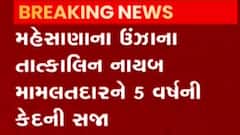 મહેસાણા:ઊંઝાના તત્કાલિન મામલતદારને ઉચાપત કેસમાં સજા, 5 વર્ષની અપાઈ સજા