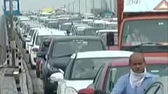 અમદાવાદમાં વરસાદના પગલે ટ્રાફિક જામ, સરખેજ-ગાંધીનગર હાઇવે પર કારની લાંબી લાઇન