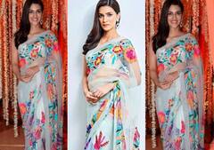 Kriti Sanon Birthday: साड़ी में बला की खूबसूरत दिखती हैं कृति सेनन, तस्वीरें देखने पहले थाम लीजिए दिल