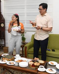 Tokyo Olympics: Mirabai Chanu Finally Gets To Have Pizza After Receiving A Warm Welcome In India (Check Pics)