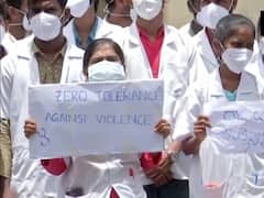 Telangana: Hyderabad Doctors Protest Against Assault On Colleague By Covid Patient's Kin