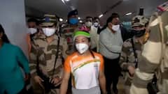 Mirabai Chanu: মীরাবাইয়ের ঘরে ফেরা..................