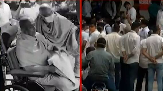 વડોદરાઃ સ્વામીજીના અંતિમ દર્શન કરવા હોસ્પિટલની બહાર ભક્તો ઉમટ્યા, જુઓ વીડિયો