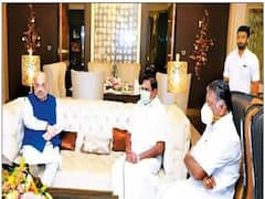 உள்துறை அமைச்சர் அமித்ஷாவுடன் ஓ.பி.எஸ் - ஈ.பி.எஸ் சந்திப்பு