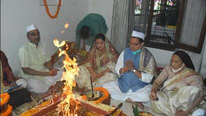 Uttarakhand CM moves into jinxed official residence Uttarakhand Jinxed Residence | அரசு பங்களா பேய் பங்களாவா? அலறிய மாஜிக்கள்: கெத்தாக குடிபுகுந்த முதல்வர்..!