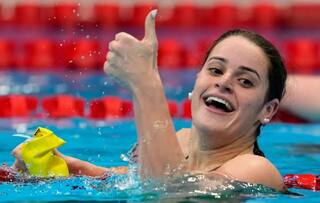 Tokyo Olympics: ગોલ્ડ મેડલ જીતવાની ખુશીમાં મહિલા એથલીટના મોઢામાંથી નીકળી ગઈ ગાળ, જુઓ વાયરલ વીડિયોમાં શું બોલી