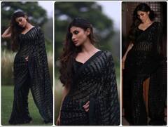 ਖੁਲ੍ਹੇ ਵਾਲਾਂ ਤੇ ਝੁਕੀਆਂ ਨਜ਼ਰਾਂ 'ਚ ਮੌਨੀ ਰਾਏ ਨੇ ਦਿਖਾਇਆ ਕਿੱਲਰ ਅੰਦਾਜ਼, ਬਲੈਕ ਸਾੜੀ 'ਚ ਤਸਵੀਰਾਂ ਦੇਖ ਫ਼ਿਦਾ ਹੋਏ ਫੈਨਸ