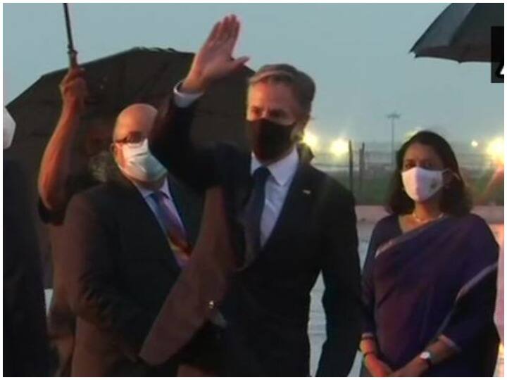 US Secretary of State Antony Blinken arrives to meet NSA Ajit Doval will also meet PM Modi NSA अजीत डोभाल से मिलने पहुंचे अमेरिकी विदेश मंत्री एंटनी ब्लिंकन, PM मोदी से भी करेंगे मुलाकात