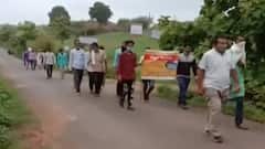 અરવલ્લી:મેઘરજમાં વાત્રક નદી પર જલસંચય યોજના શરૂ કરવા માંગ, ખેડૂતોએ કાઢી પદયાત્રા