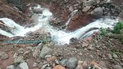 Pune Landslides : मुळशीजवळच्या वळणे गावातला रस्ता वाहून गेला, 25 गावांचा संपर्क तुटला