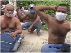 गोरखपुर RRB ऑफिस के सामने 2018 की वेटिंग लिस्ट के अभ्‍यर्थियों ने किया अर्धनग्‍न प्रदर्शन