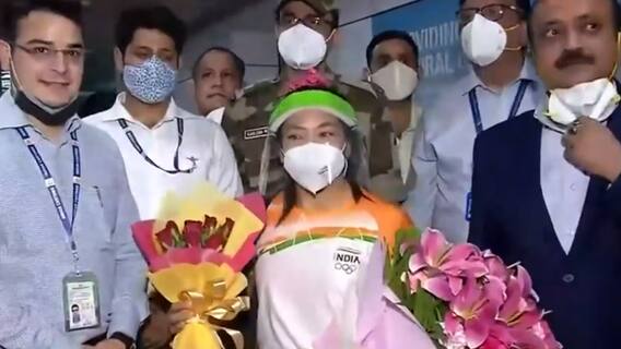 Mirabai Chanu's GRAND welcome in Imphal will make you feel proud